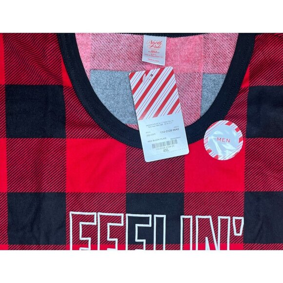 Men's Sleepwear Feelin' Jolly Maching Set North Pole Size 4XL Mens - Picture 8 of 9